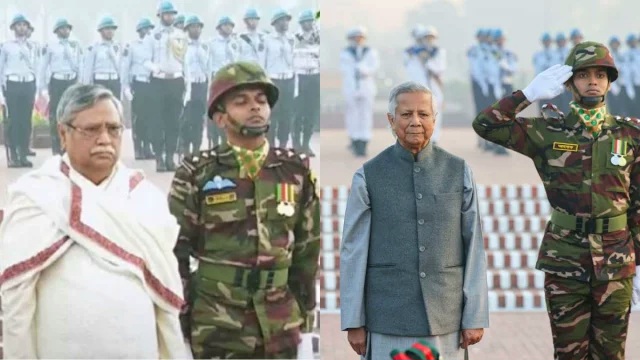 জাতীয় স্মৃতিসৌধে রাষ্ট্রপতি-প্রধান উপদেষ্টার শ্রদ্ধা